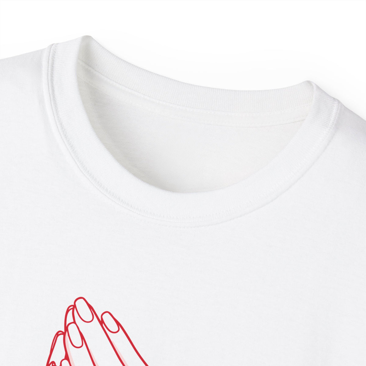 Omnia Divina - Praying Hands with Rosary T-Shirt |