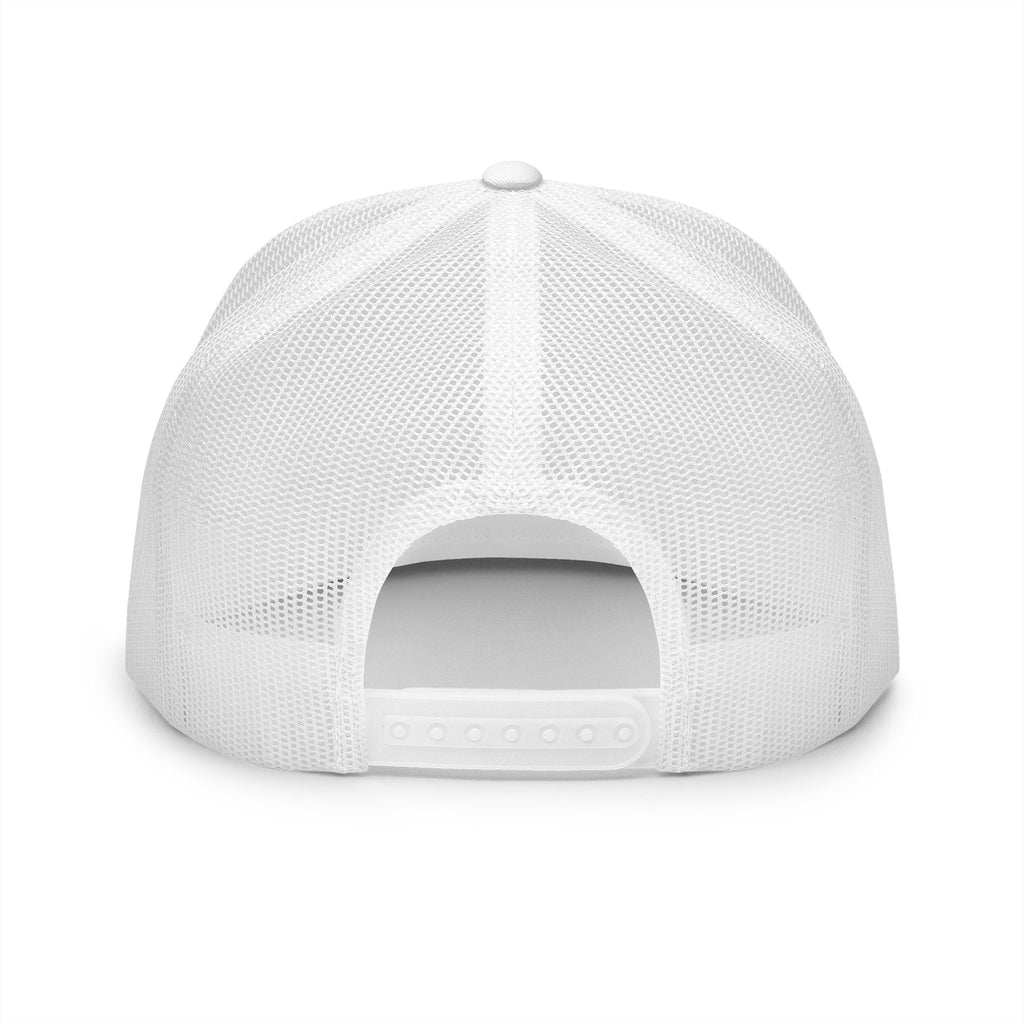 Omnia Divina - Praying Hands with Rosary Trucker Cap – Red Design