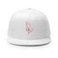 Omnia Divina - Praying Hands with Rosary Trucker Cap – Red Design