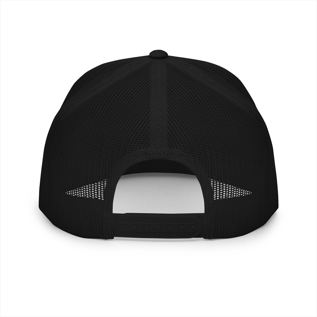 Omnia Divina - Praying Hands with Rosary Trucker Cap – Red Design